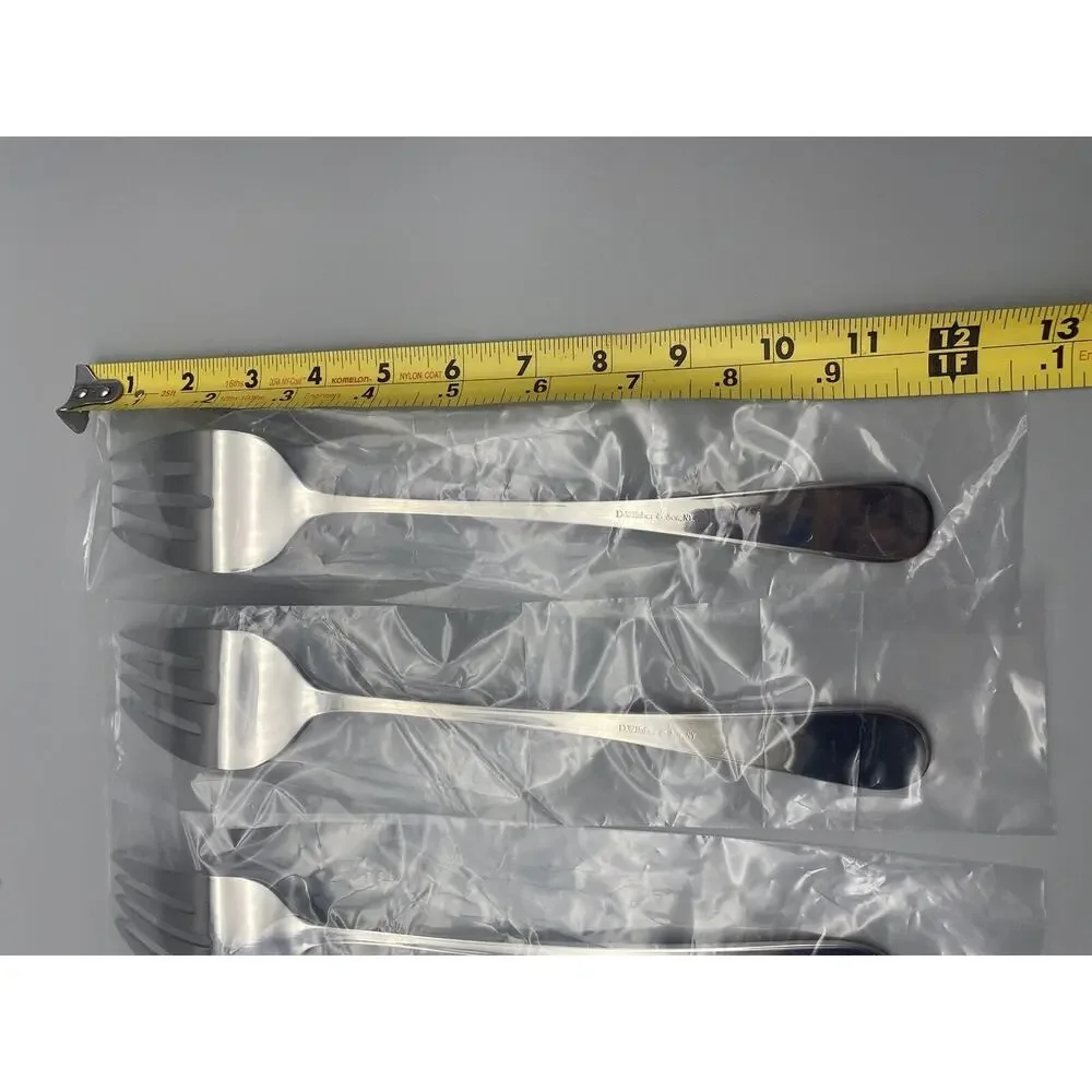 D.W Haber & Son. NY Serving Forks 11-3/4